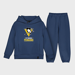 Детский костюм оверсайз Питтсбург Пингвинз , Pittsburgh Penguins, цвет: тёмно-синий