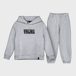 Детский костюм оверсайз Нереальная Вирджиния, цвет: меланж
