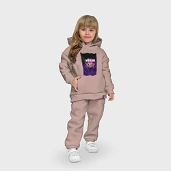 Детский костюм оверсайз Tiny Tina’s Wonderlands, цвет: пыльно-розовый — фото 2