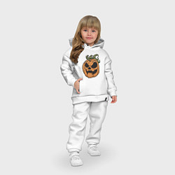 Детский костюм оверсайз Улыбка Хэллоуина, цвет: белый — фото 2