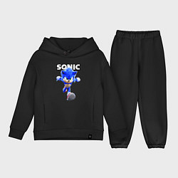 Детский костюм оверсайз Sonic the Hedgehog 2022, цвет: черный