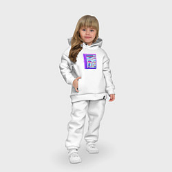 Детский костюм оверсайз Персонаж из COSMONIOUS HIGH - ZANESHA, цвет: белый — фото 2
