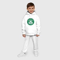 Детский костюм оверсайз Team Celtics, цвет: белый — фото 2