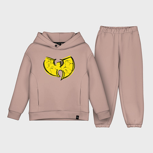 Детский костюм оверсайз Style Wu-Tang / Пыльно-розовый – фото 1