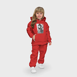 Детский костюм оверсайз LIFE NEWS:monkeys, цвет: красный — фото 2