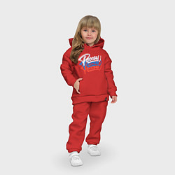 Детский костюм оверсайз Россия - великая страна, цвет: красный — фото 2