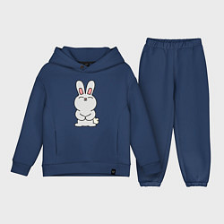 Детский костюм оверсайз Cute Rabbit, цвет: тёмно-синий