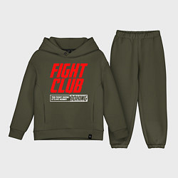 Детский костюм оверсайз Fight club boxing, цвет: хаки