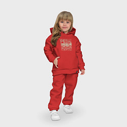Детский костюм оверсайз Толкатель педали, цвет: красный — фото 2