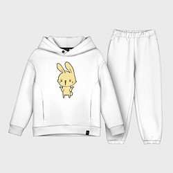 Детский костюм оверсайз Rabbit Cool, цвет: белый