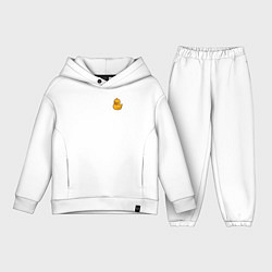 Детский костюм оверсайз Утенок, цвет: белый