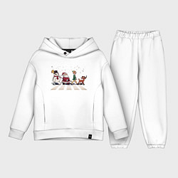 Детский костюм оверсайз Beatles Christmas, цвет: белый