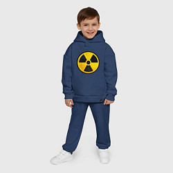 Детский костюм оверсайз Atomic Nuclear, цвет: тёмно-синий — фото 2