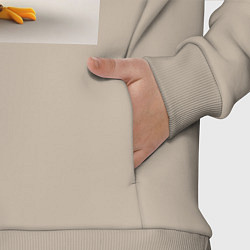 Детский костюм оверсайз Солнечный цыпленок, цвет: миндальный — фото 2