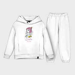 Детский костюм оверсайз Galina - pulp fiction, цвет: белый