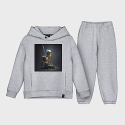 Детский костюм оверсайз Законченная жизнь, цвет: меланж