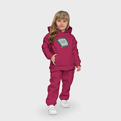 Детский костюм оверсайз IT Vagodroch processor, цвет: маджента — фото 2
