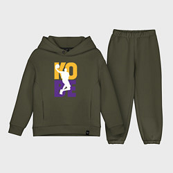Детский костюм оверсайз Kobe fly, цвет: хаки
