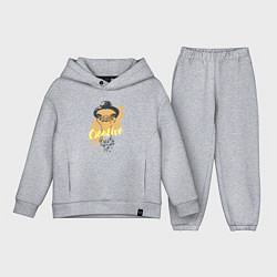 Детский костюм оверсайз Creative ostrich, цвет: меланж