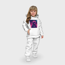 Детский костюм оверсайз Astronaut, цвет: белый — фото 2