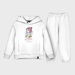 Детский костюм оверсайз Ustina - pulp fiction, цвет: белый