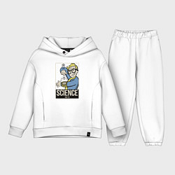 Детский костюм оверсайз Vault science, цвет: белый