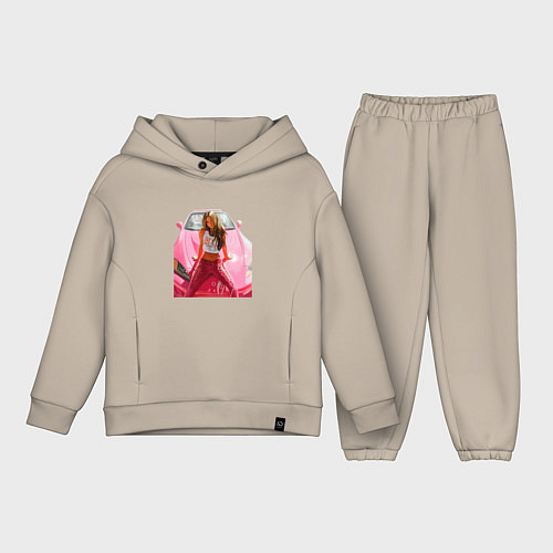Детский костюм оверсайз Суши Девон Аоки Honda s2000 / Миндальный – фото 1