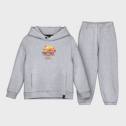 Детский костюм оверсайз Back to the future sun, цвет: меланж