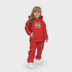 Детский костюм оверсайз Дайте поспать, цвет: красный — фото 2