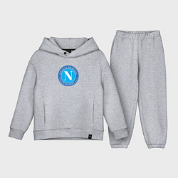 Детский костюм оверсайз Napoli fc sport, цвет: меланж