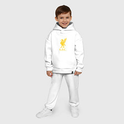Детский костюм оверсайз Liverpool sport fc, цвет: белый — фото 2