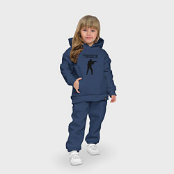 Детский костюм оверсайз Counter strike 2 classik, цвет: тёмно-синий — фото 2