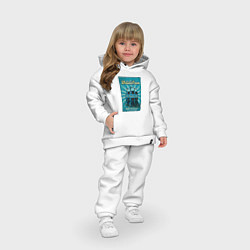Детский костюм оверсайз Nuka cola - quantum, цвет: белый — фото 2