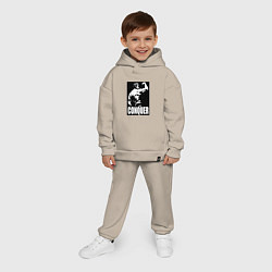 Детский костюм оверсайз Арнольд - конкурируй, цвет: миндальный — фото 2