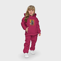 Детский костюм оверсайз Титан Камерамен, цвет: маджента — фото 2