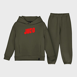 Детский костюм оверсайз Judo red, цвет: хаки