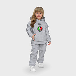 Детский костюм оверсайз Команда Италии, цвет: меланж — фото 2