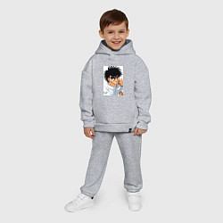 Детский костюм оверсайз Иппо Боксер, цвет: меланж — фото 2