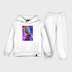 Детский костюм оверсайз Cyber Bart - neon glow