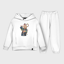 Детский костюм оверсайз Подземелье вкусностей - Марсиль, цвет: белый