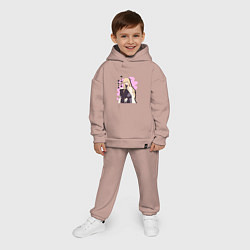 Детский костюм оверсайз Лоррейн - Нежелательный Бессмертный искатель, цвет: пыльно-розовый — фото 2