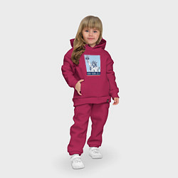 Детский костюм оверсайз Style New York, цвет: маджента — фото 2