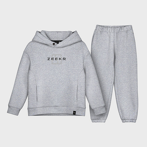 Детский костюм оверсайз Zeecr - auto / Меланж – фото 1