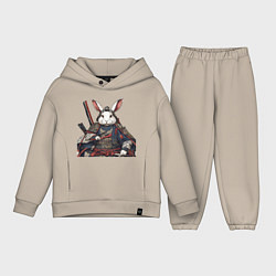 Детский костюм оверсайз Самурай Кроль, цвет: миндальный