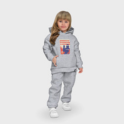 Детский костюм оверсайз Helldivers 2: Демократия нуждается в тебе, цвет: меланж — фото 2