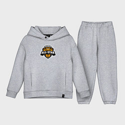 Детский костюм оверсайз All-star basket, цвет: меланж