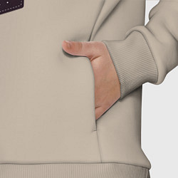 Детский костюм оверсайз Космический карман, цвет: миндальный — фото 2