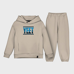 Детский костюм оверсайз Jey Uso yeet wwe, цвет: миндальный