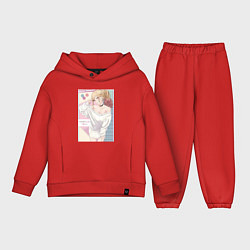 Детский костюм оверсайз Марин Китагава косплей, цвет: красный