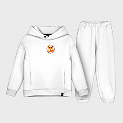 Детский костюм оверсайз Дикая лисица, цвет: белый